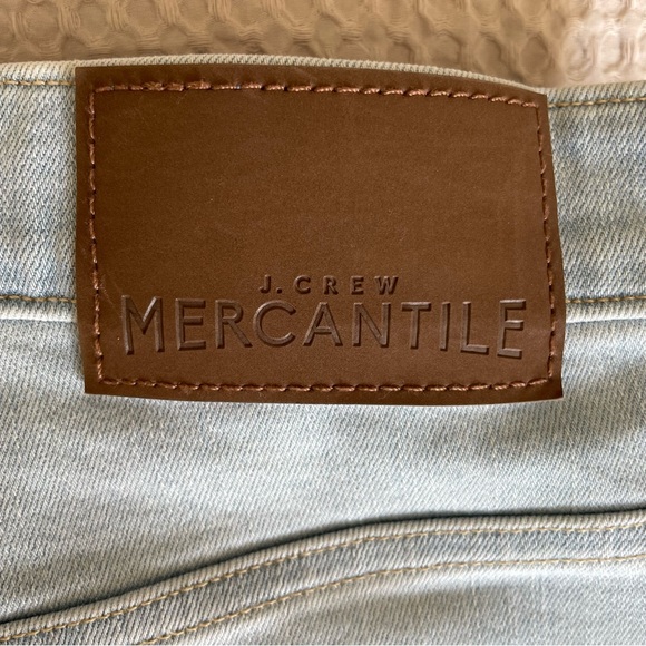 J Crew Highest Waist Light Wash Cropped Jeans - Picture 4 of 6